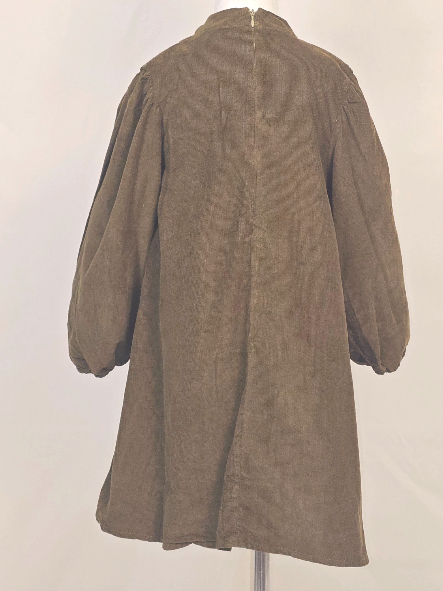 Girls Vintage Long-Sleeve Dress