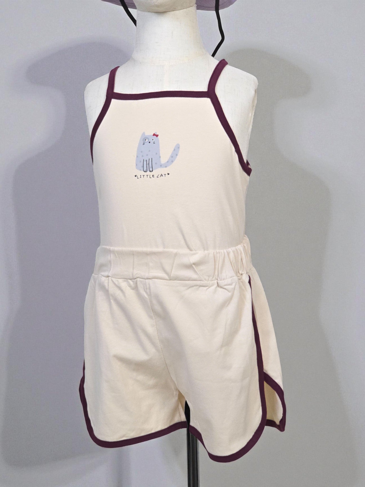 Little Cat Tank & Shorts Set