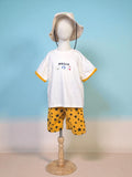 “Hello Cute Friends” Tee & Star Shorts Set