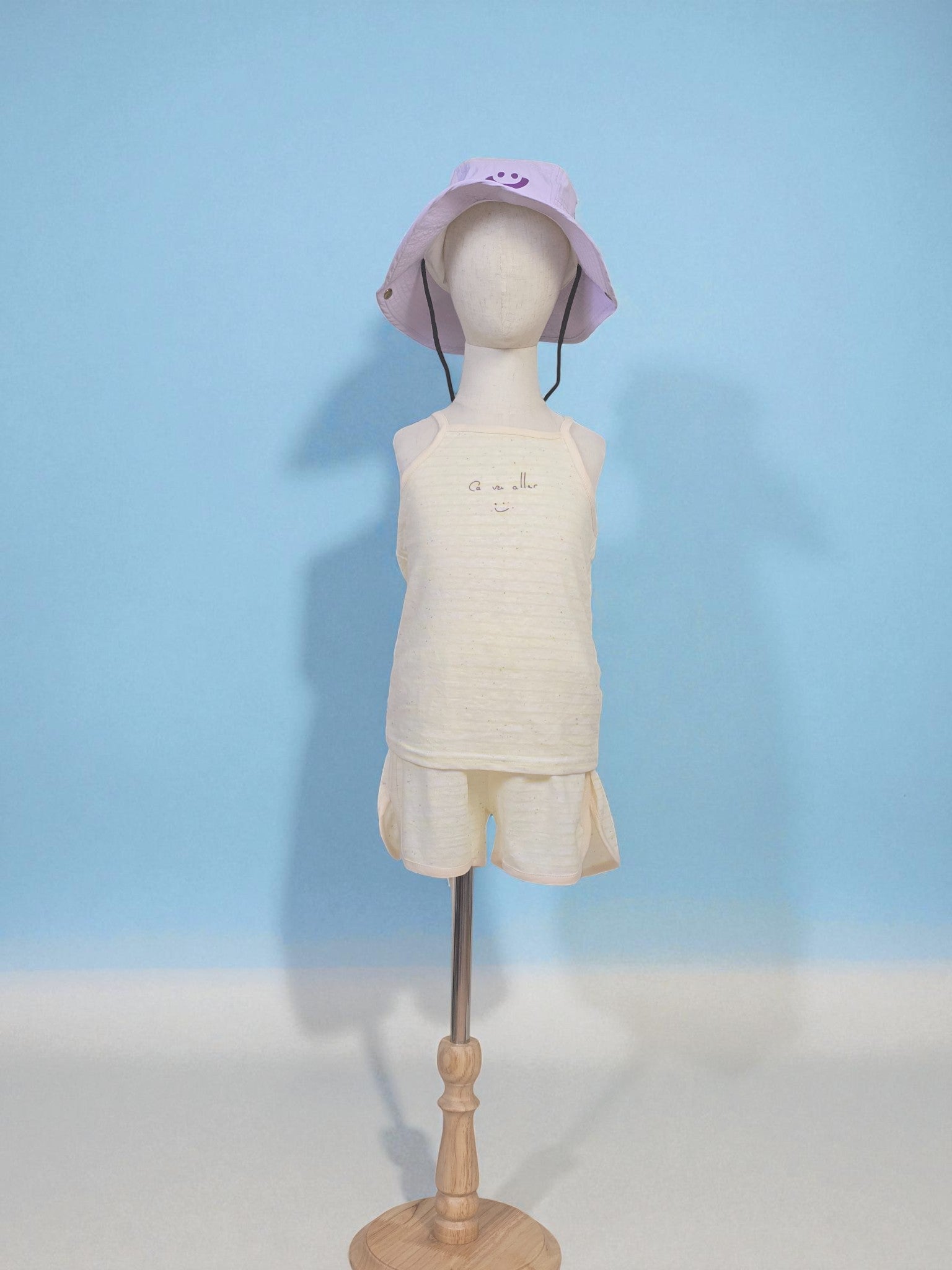 Striped Top & Shorts Set – Soft Summer Knit