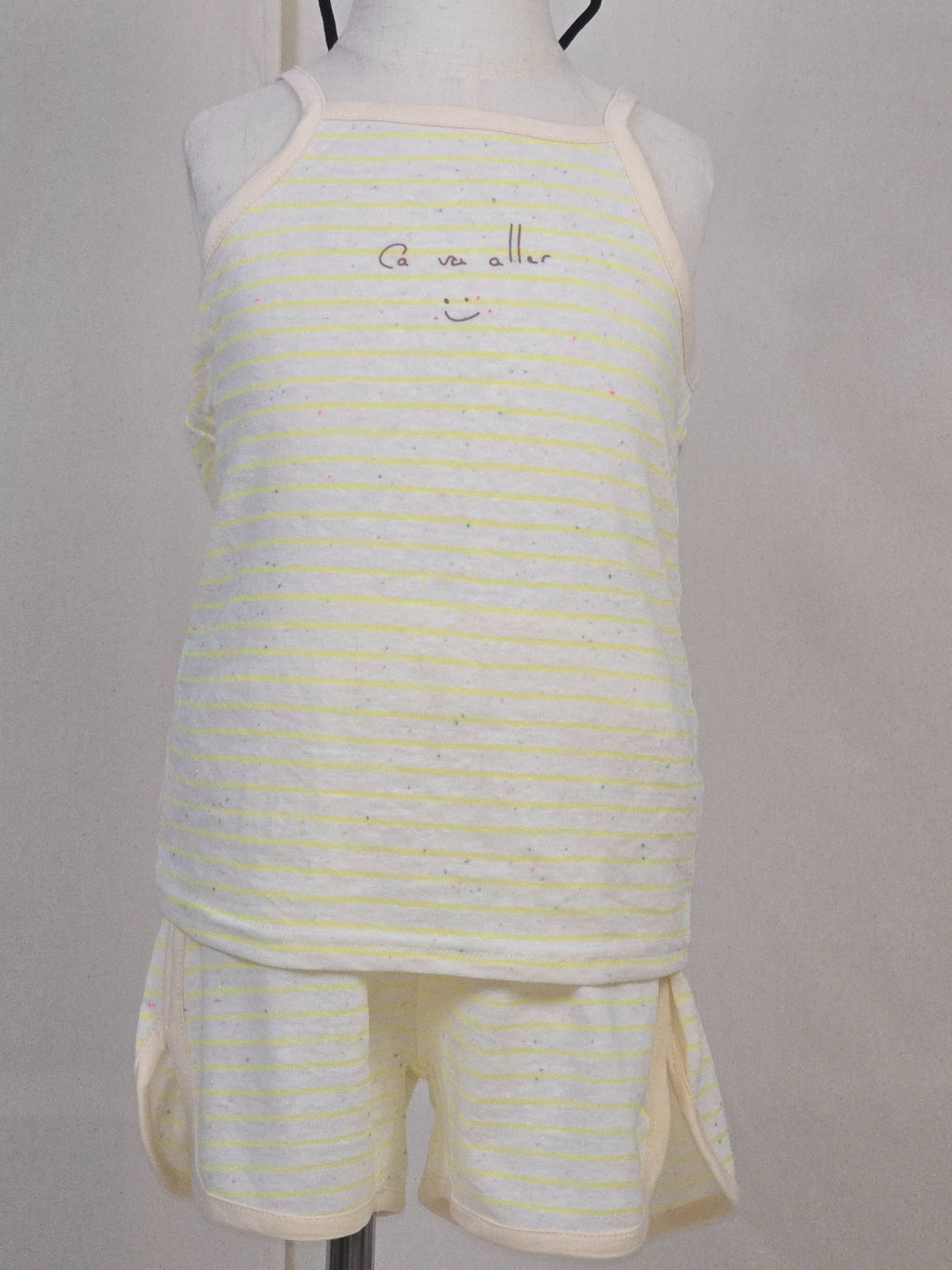 Striped Top & Shorts Set – Soft Summer Knit