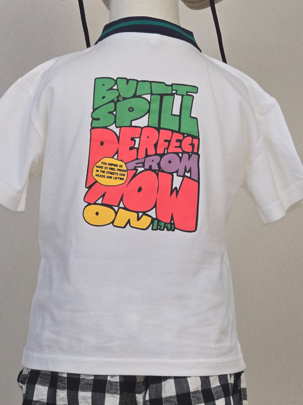 Retro Graphic Kids Polo Shirt