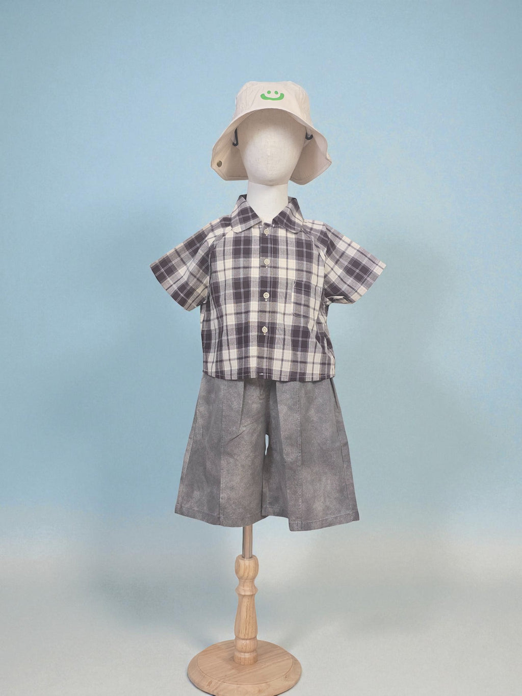 Plaid Short Sleeve Button Shirt