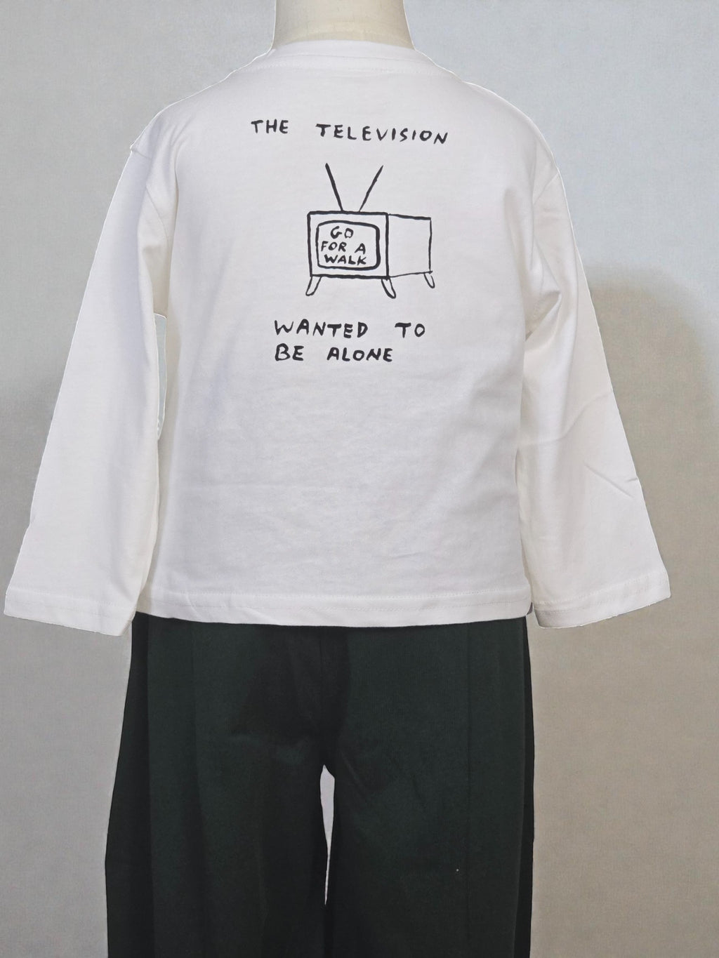 Minimal Line Art Long Sleeve Top