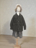 Kids Dark Olive Utility Jacket
