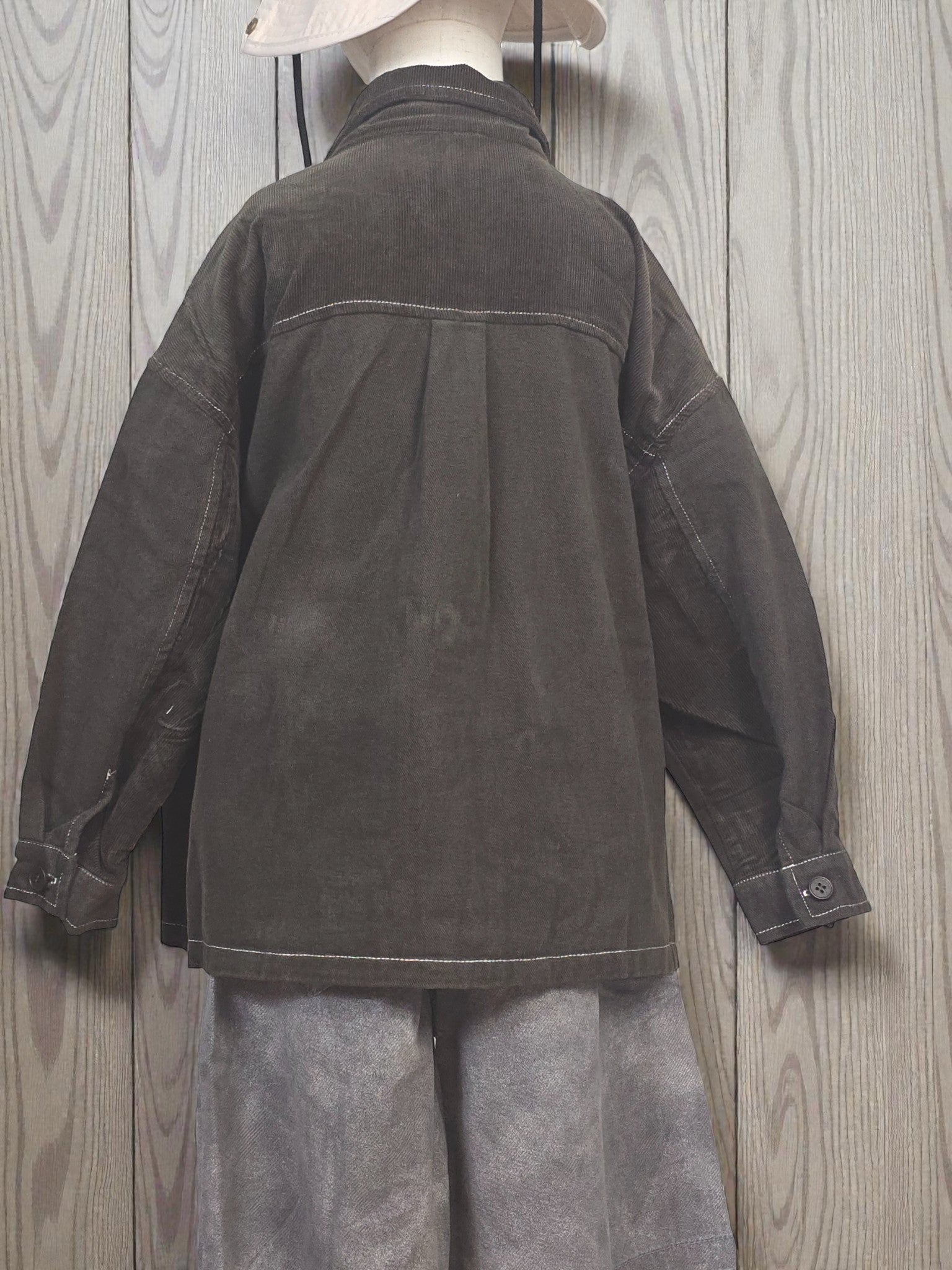 Kids Dark Olive Utility Jacket