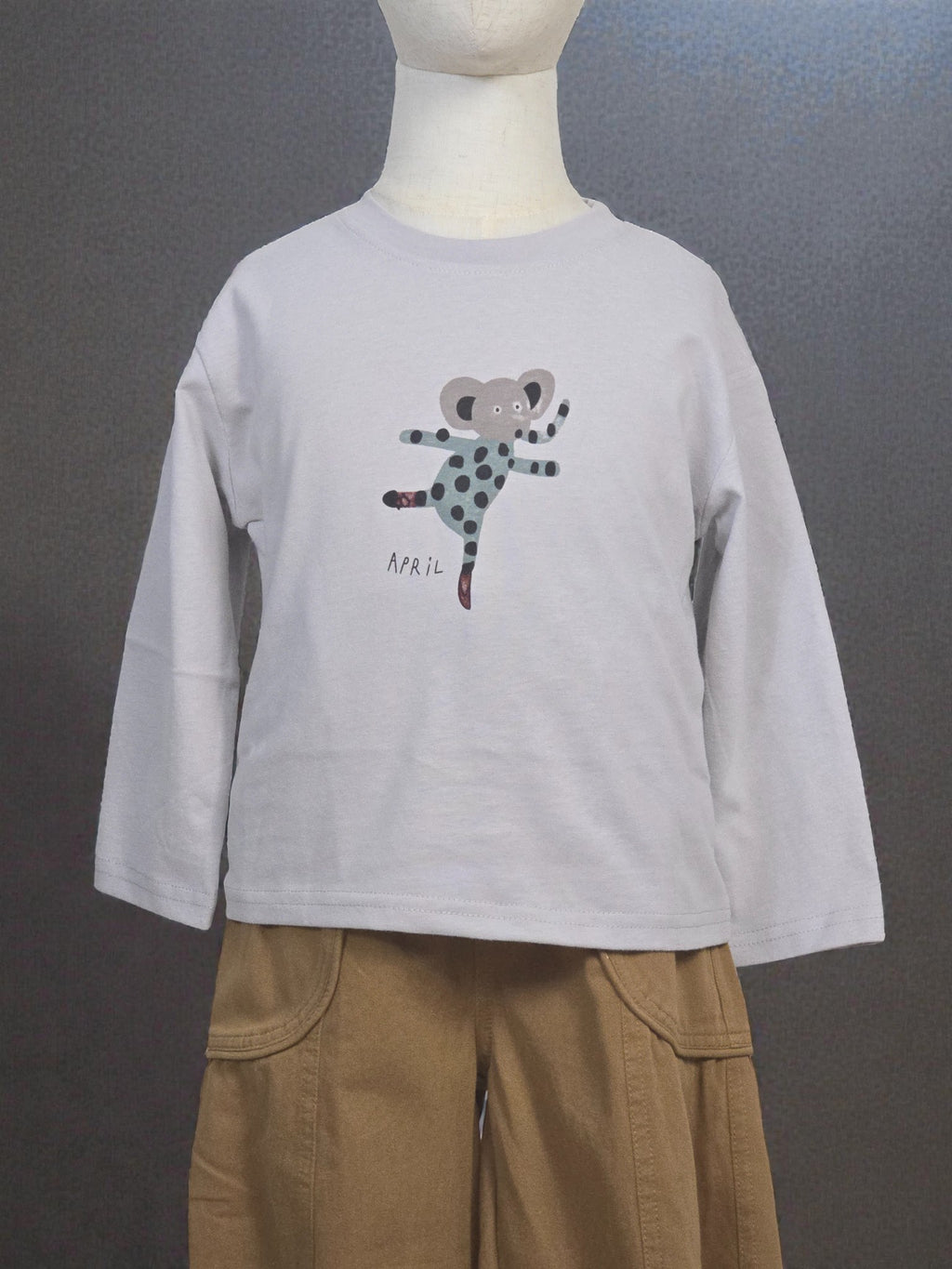 Elephant Graphic Long Sleeve Tee
