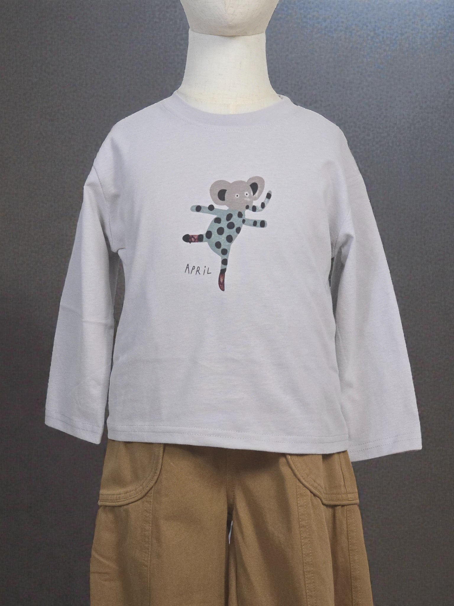 Elephant Graphic Long Sleeve Tee