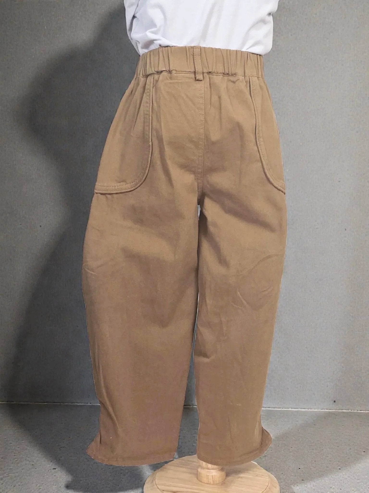 Wide-Leg Utility Pants
