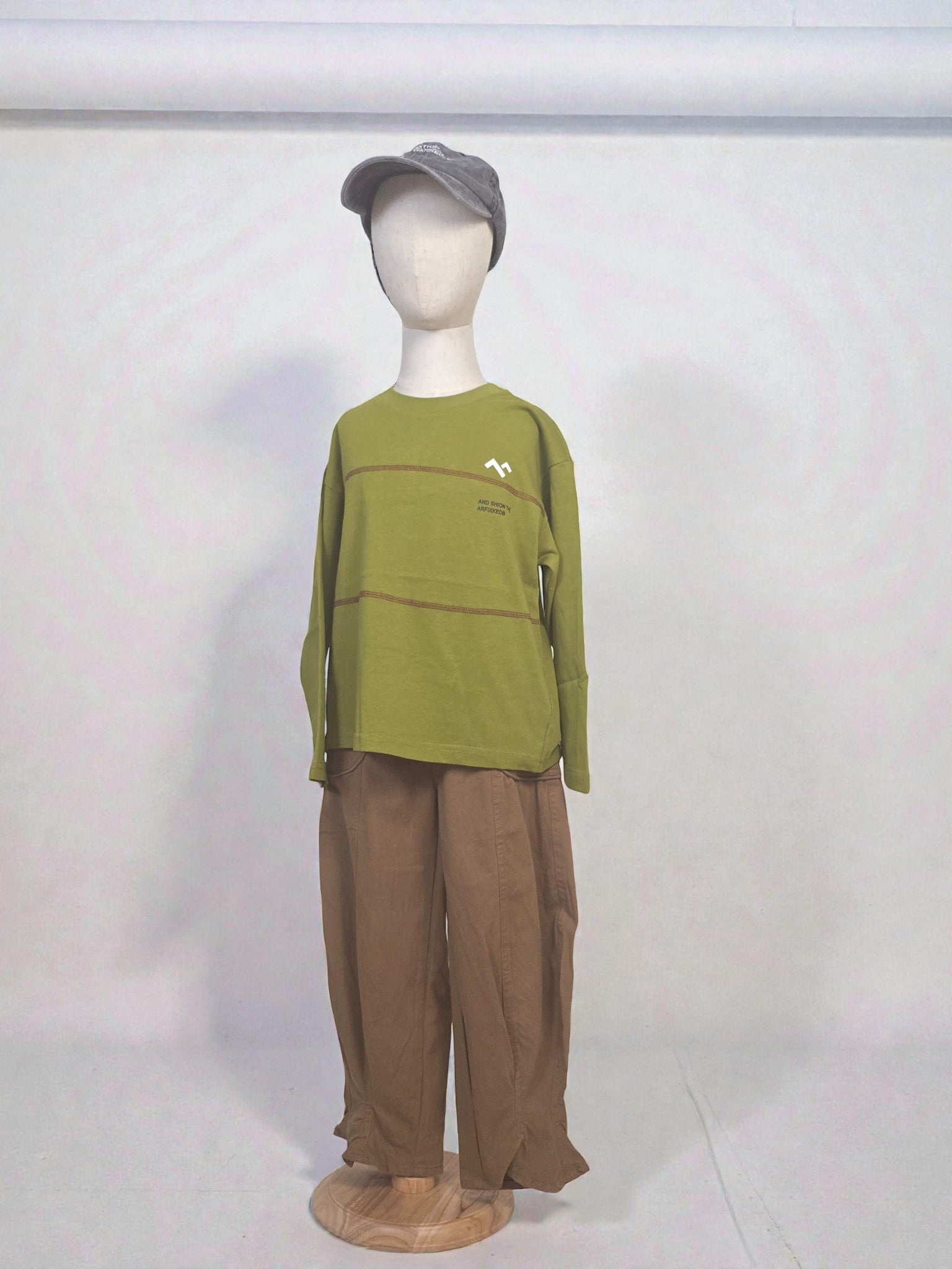 Olive Green Long Sleeve Tee