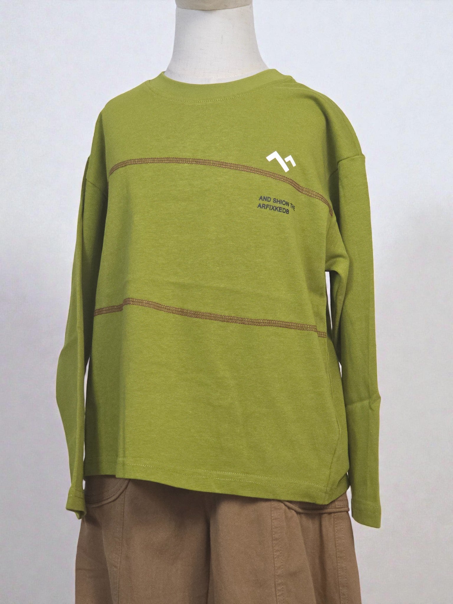 Olive Green Long Sleeve Tee