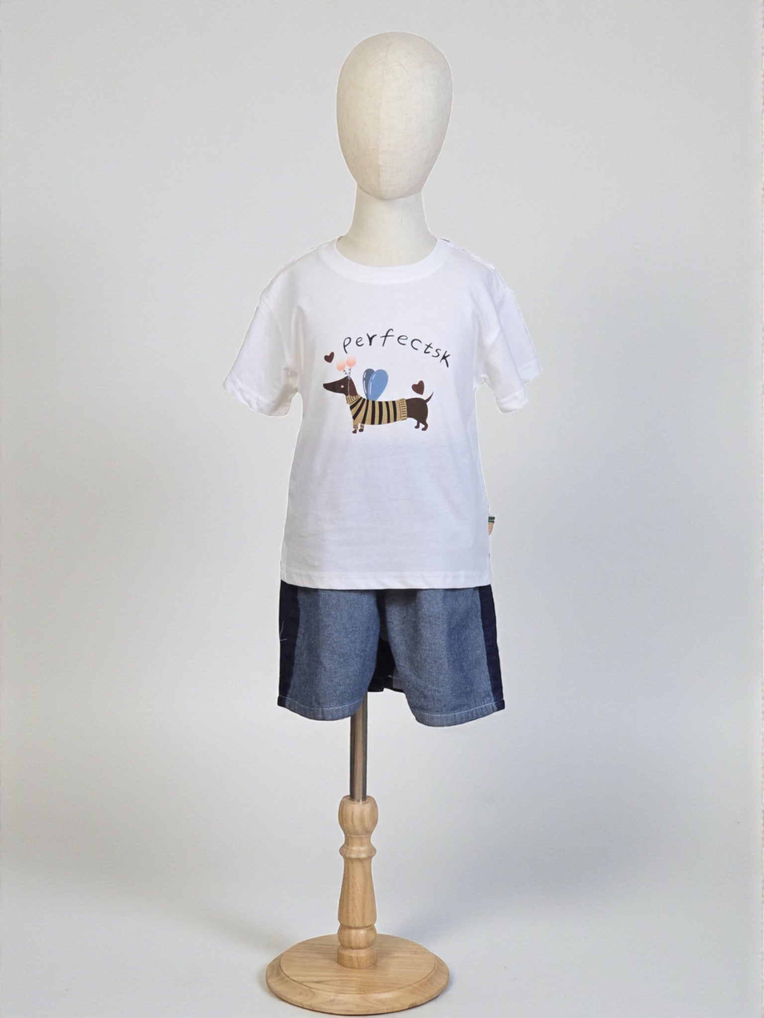 Kids “Perfectsk” Dachshund Tee