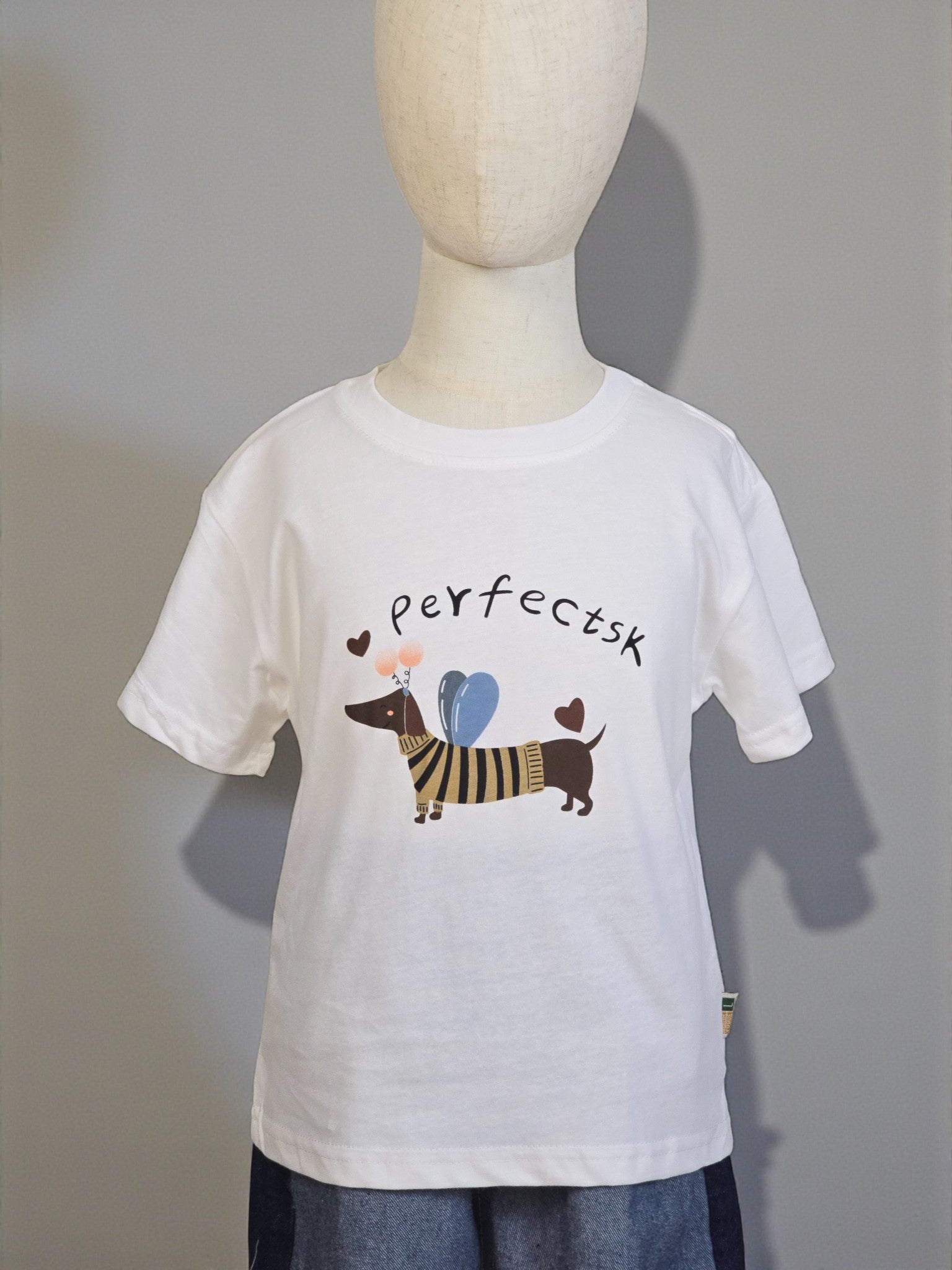 Kids “Perfectsk” Dachshund Tee
