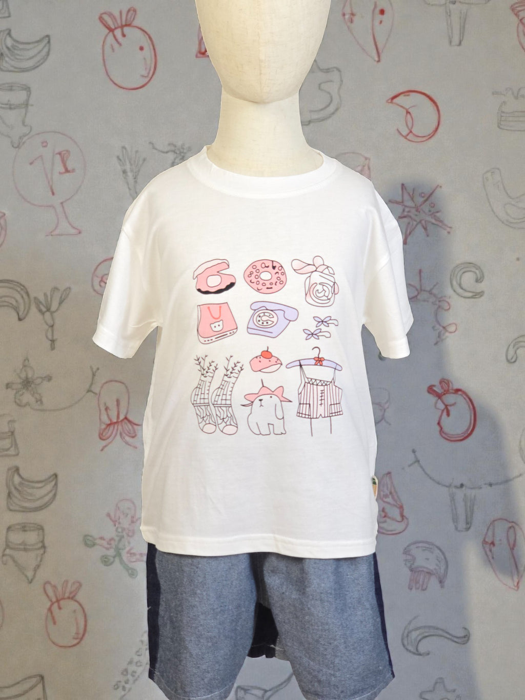 Pastel Icons Graphic Tee