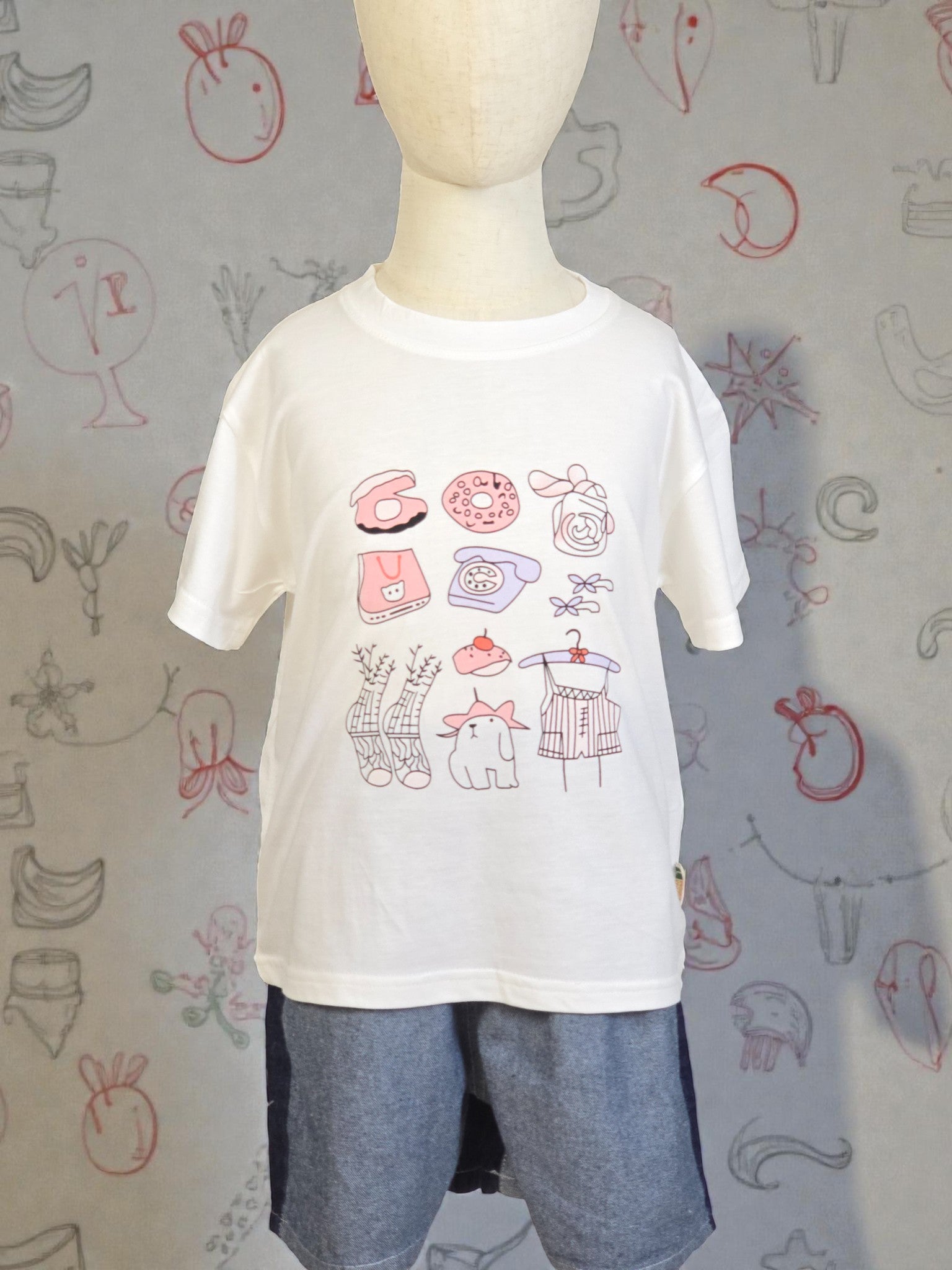 Pastel Icons Graphic Tee