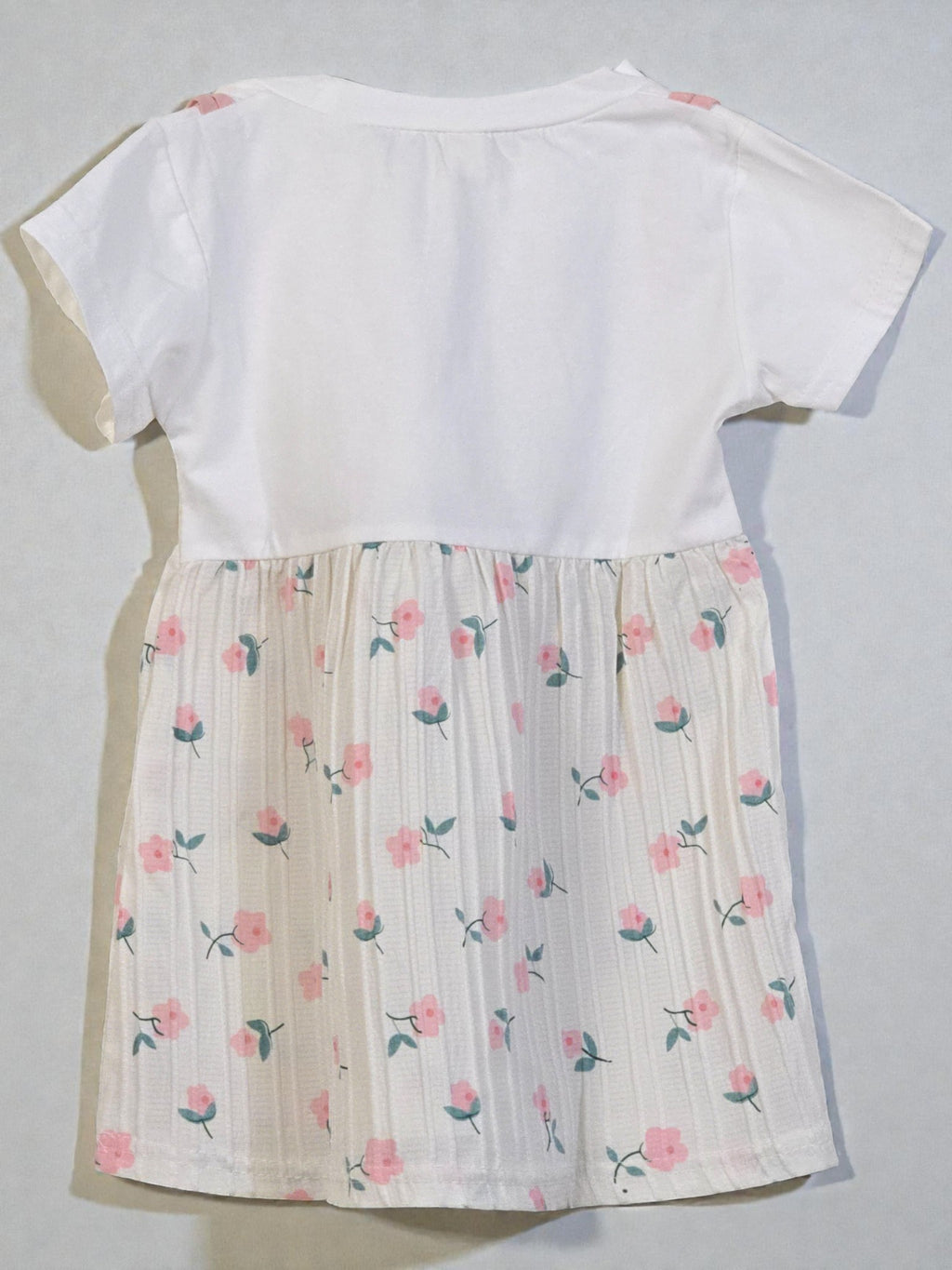 Soft Pink Tee Smock Mini Dress