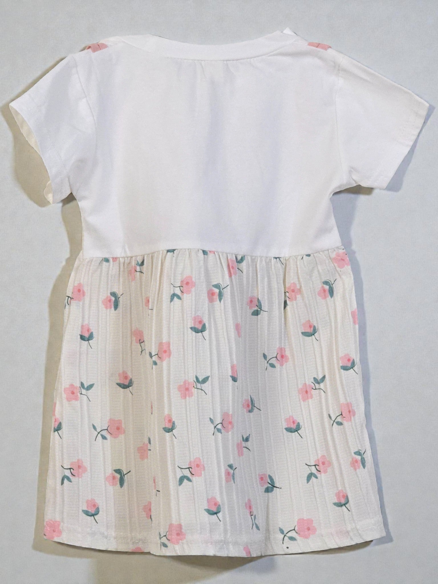 Soft Pink Tee Smock Mini Dress