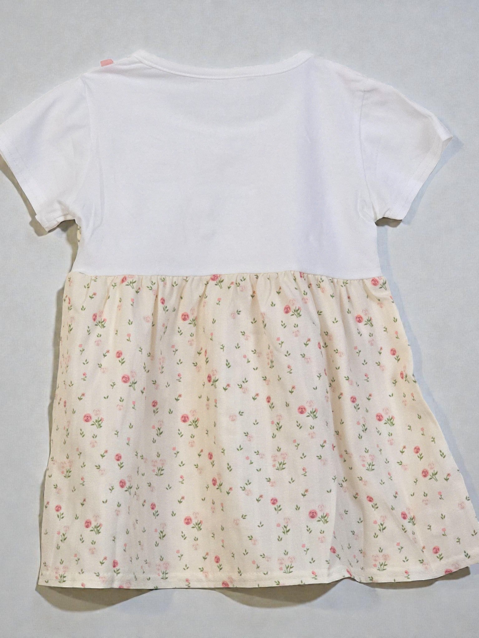 Soft Pink Tee Smock Mini Dress