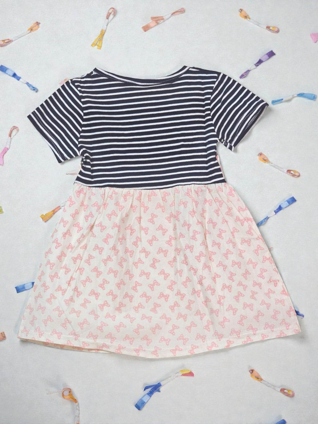 Soft Pink Tee Smock Mini Dress