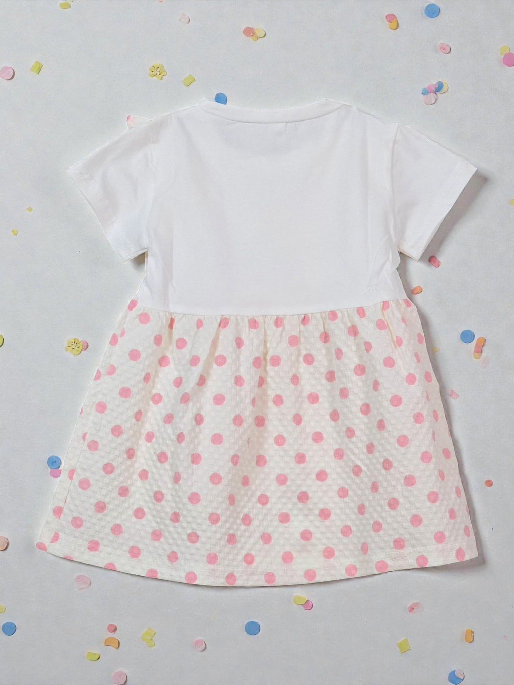 Soft Pink Tee Smock Mini Dress