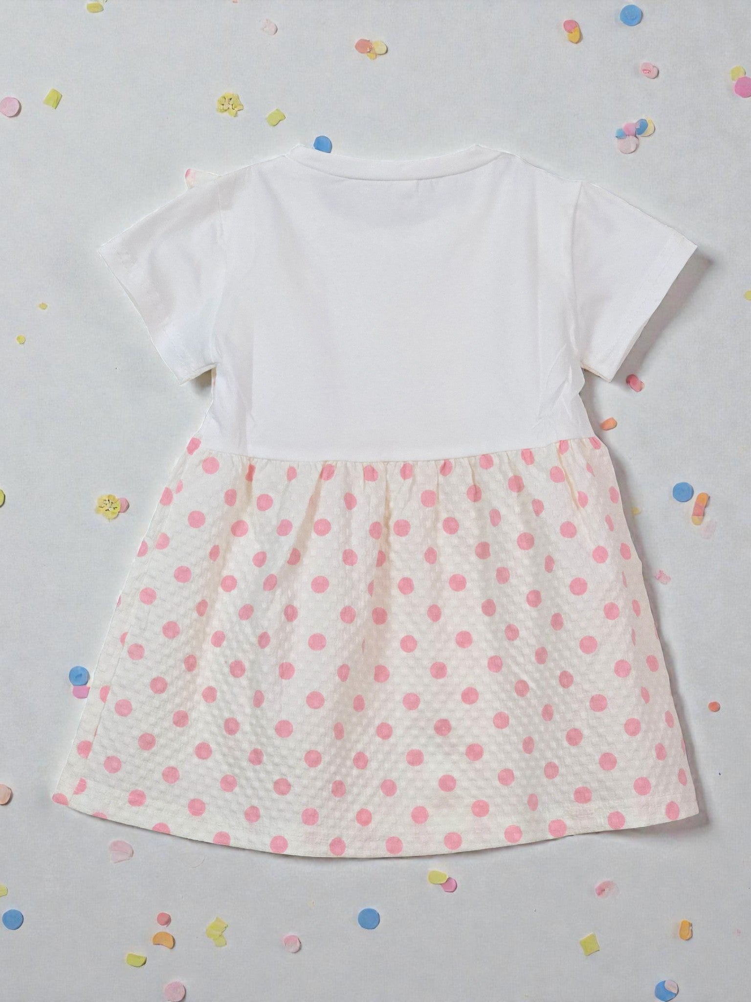 Soft Pink Tee Smock Mini Dress