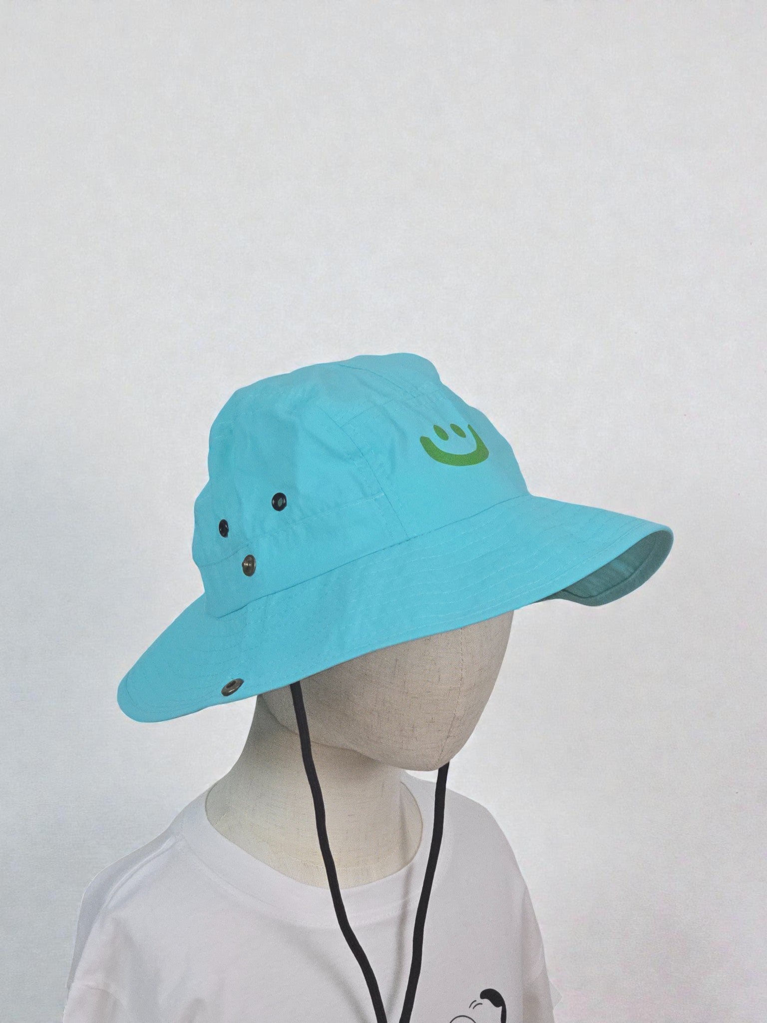 teal boys kids waterproof beach bucket hat