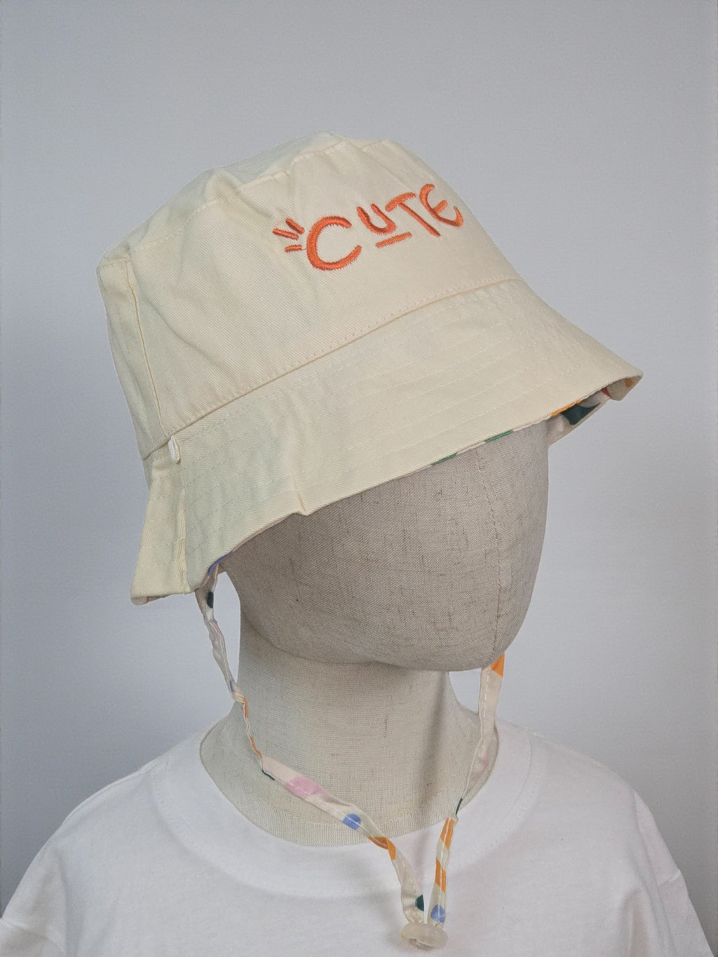 Toddlers Reversible “Cute” Bucket Hat