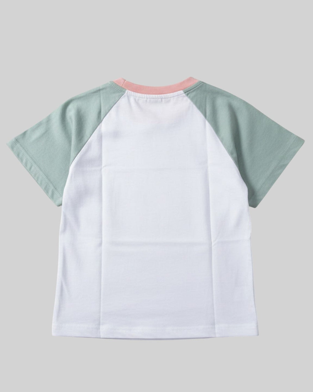 Cartoon Robot Graphic T-Shirt – Contrast Sleeves