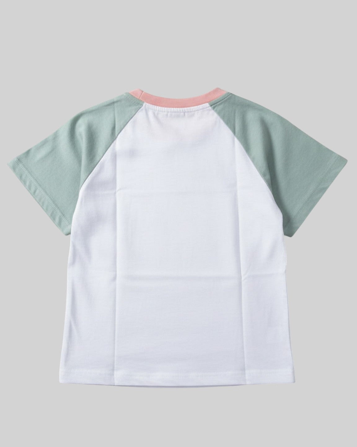 Cartoon Robot Graphic T-Shirt – Contrast Sleeves