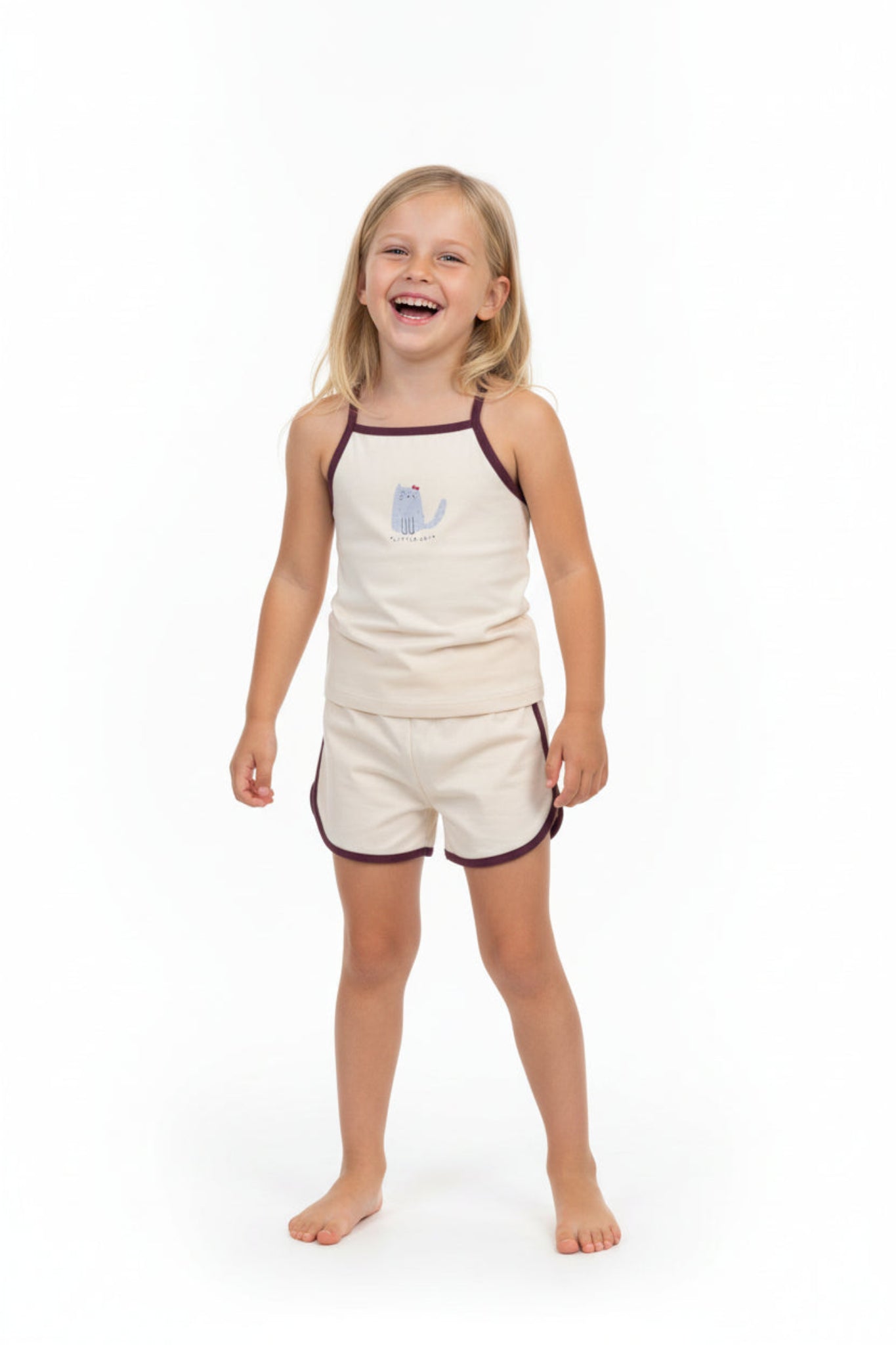 Little Cat Tank & Shorts Set