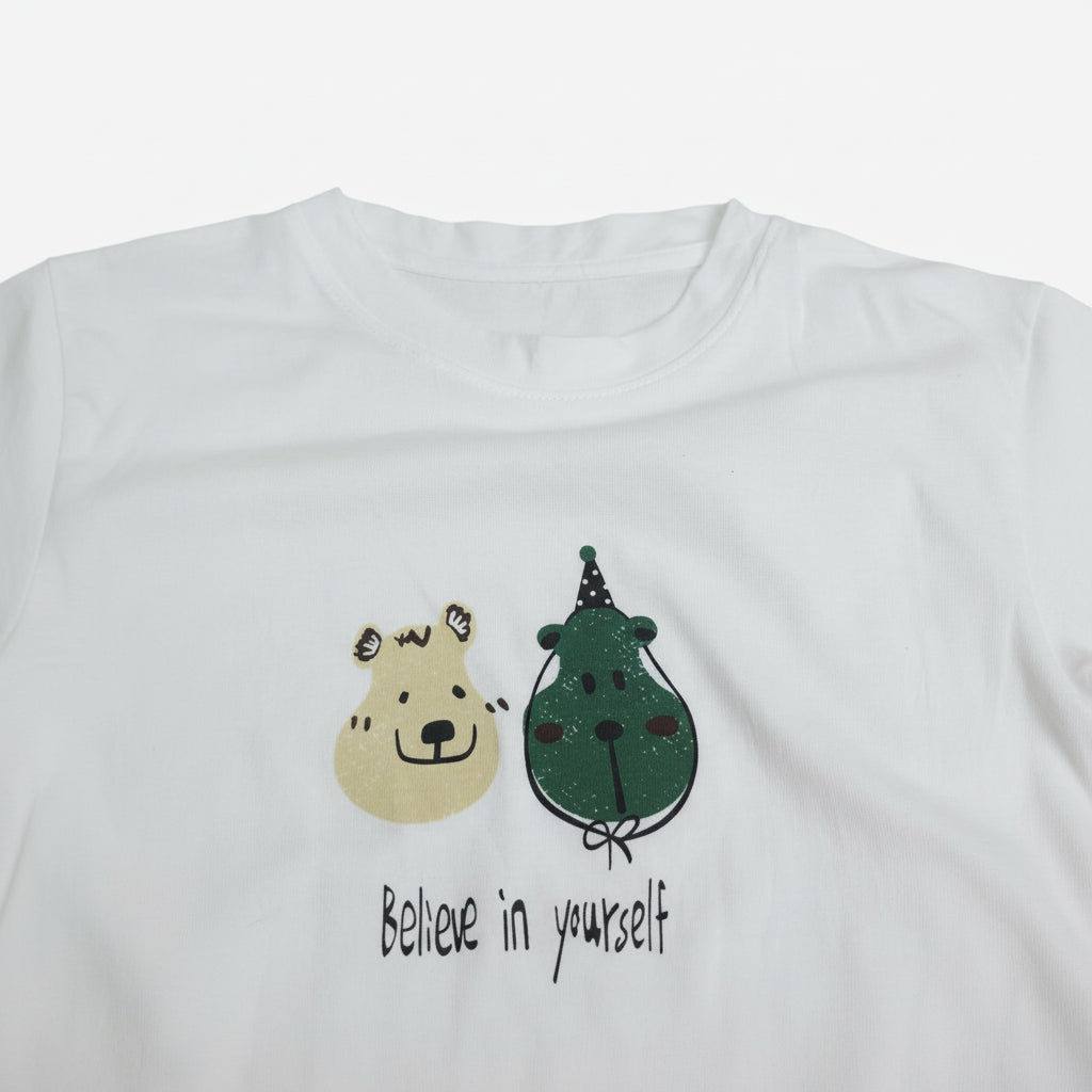 "Believe in Yourself" Bear Friends Tee